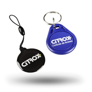 Chaveiro TAG RFID 125KHz / 13MHz CITROX Chaveiro TAG RFID 125KHz / 13MHz CITROX