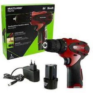 Parafusadeira e Furadeira 8v  Multilaser - HO064 