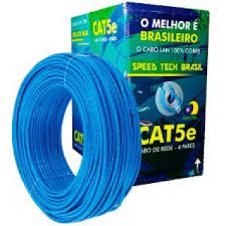 CABO DE REDE CAT5E 300M HOMOLOGADO SPEED TECH BRASIL CABO DE REDE CAT5E 300M HOMOLOGADO SPEED TECH BRASIL