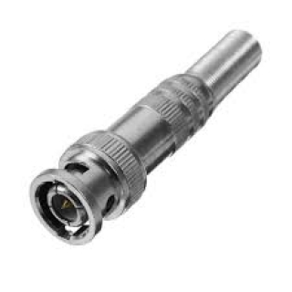 CONECTOR BNC MACHO MOLA PARAFUSO 6MM CONECTOR BNC MACHO MOLA PARAFUSO 6MM